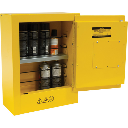 Armoire de s&eacute;curit&eacute; miniature pour produits inflammables, 2 gal., 1 Porte(s), 17" La x 22" h x 8" p Seagulf Marine Industries Inc.