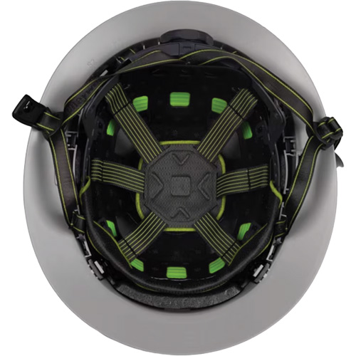 Casque Fibre Metal de style escalade avec bordure compl&egrave;te, R&eacute;pond aux normes CSA type 2, Suspension Rochet, Ventil&eacute; Seagulf Marine Industries Inc.