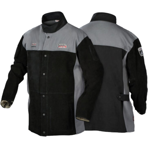 Veste de soudage FR robuste de s&eacute;rie XVI, Cuir, Moyen, Noir Seagulf Marine Industries Inc.