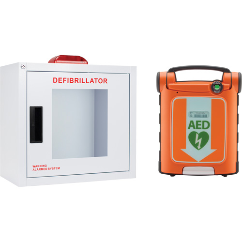 Trousse DEA Powerheart G5 avec armoire, Semi-automatique, Bilingue, Classe 3 Seagulf Marine Industries Inc.