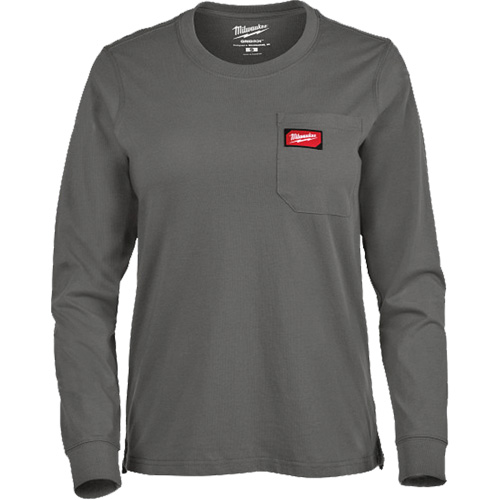 T-shirt &agrave; manches longues avec poches GRIDIRON, Femmes, T-petit, Gris Seagulf Marine Industries Inc.