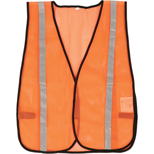 Compact Mesh Safety Vest, High Visibility Orange, Polyester Seagulf Marine Industries Inc.