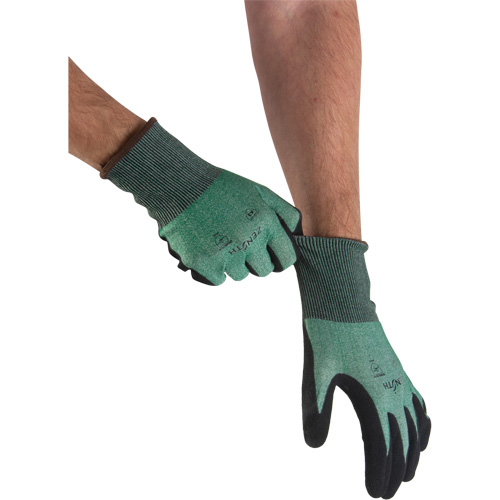 Gants l&eacute;gers et haute dext&eacute;rit&eacute; r&eacute;sistants &agrave; la coupe, Taille 8, Calibre 21, Rev&ecirc;tement Mousse de nitrile, Enveloppe en Acier inoxydable/PEHP, ASTM ANSI niveau A3 Seagulf Marine Industries Inc.