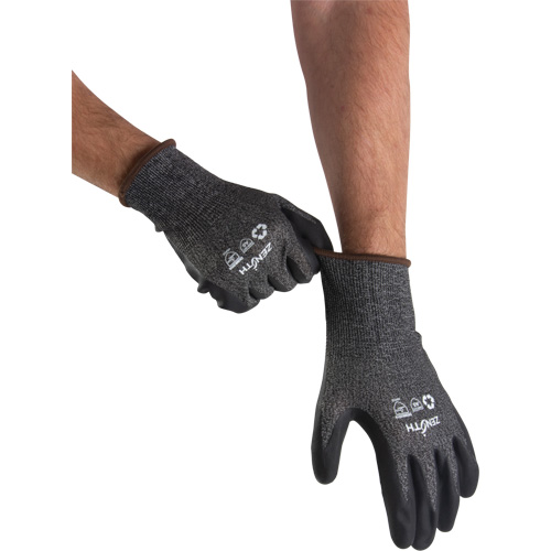 Eco-Friendly Lightweight High-Dexterity Cut-Resistant Gloves, Size 10, 21 Gauge, Foam Nitrile Coated, Stainless Steel/HPPE/RPET Shell, ASTM ANSI Level A5 Seagulf Marine Industries Inc.