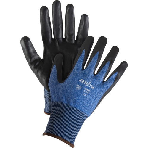 Gants l&eacute;gers et haute dext&eacute;rit&eacute; r&eacute;sistants &agrave; la coupe, Taille 8, Calibre 18, Rev&ecirc;tement Mousse de nitrile, Enveloppe en Acier inoxydable/PEHP/Tungst&egrave;ne, ASTM ANSI niveau A9 Seagulf Marine Industries Inc.