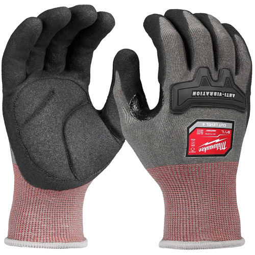 High-Dexterity Anti-Vibration Gloves, Size Medium, Synthetic Palm Seagulf Marine Industries Inc.