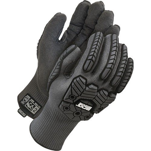 Gants antichocs doubl&eacute;s r&eacute;sistants &agrave; la coupe Deny, 8, Paume en Microfibre, Poignet &eacute;lastique Seagulf Marine Industries Inc.