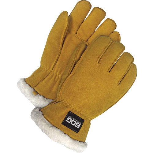 Gants de conducteur, Grand, Paume en Cuir de daim refendu, Tissu-laine Seagulf Marine Industries Inc.