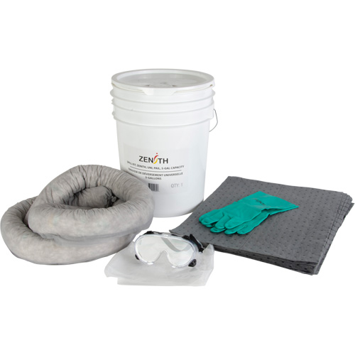 Trousse de d&eacute;versement de premi&egrave;re qualit&eacute; pour camion, Universel, Seau, Absorbance de 5 gal. US Seagulf Marine Industries Inc.