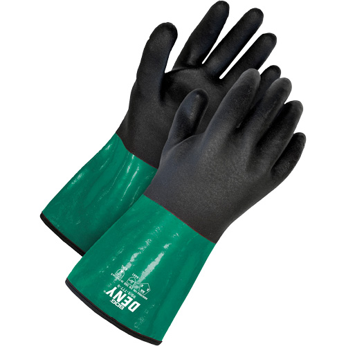 Gants r.sistant aux produits chimiques avec doublure r&eacute;sistante &agrave; la coupe, Taille 6/T-petit, 12" lo, PVC Seagulf Marine Industries Inc.