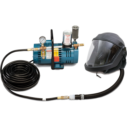 1-Worker DEFENDER Supplied Air Shield & Helmet System Seagulf Marine Industries Inc.