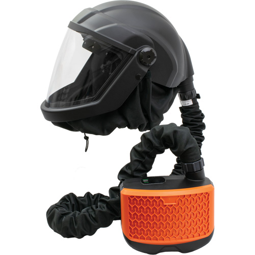 PEAKAIR DEFENDER Visor Powered Air-Purifying Respirator with Blower Kit, Facepiece Respirator, Lithium-Ion Battery Seagulf Marine Industries Inc.