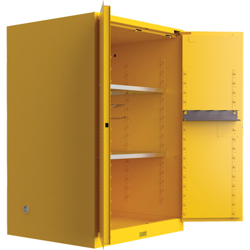 Utili-Guard+ Flammable Safety Cabinet, 90 Gal., 2 Door, 43" W x 65" H x 37" D Seagulf Marine Industries Inc.