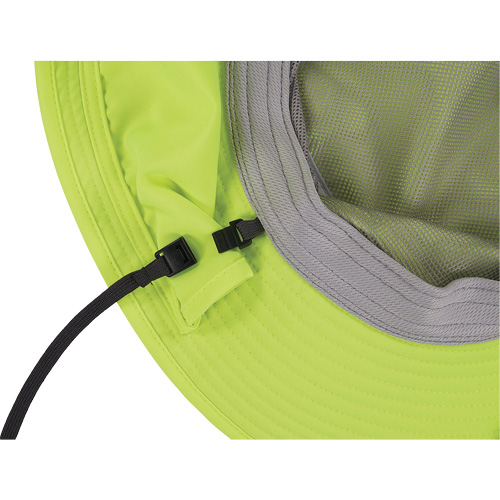 Chapeau de garde forestier 8934 Chill-Its avec prot&egrave;ge-nuque, petit/moyen, Lime haute visibilit&eacute; Seagulf Marine Industries Inc.