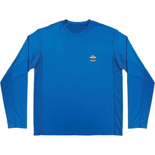 Chemise de refroidissement &agrave; manches longues avec protection solaire et UV Chill-Its 6689, Bleu, Petit Seagulf Marine Industries Inc.