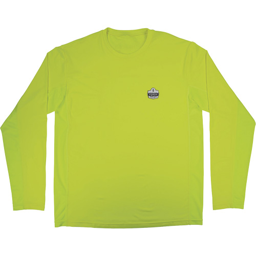 Chemise de refroidissement &agrave; manches longues avec protection solaire et UV Chill-Its 6689, Jaune lime haute visibilit&eacute;, Petit Seagulf Marine Industries Inc.