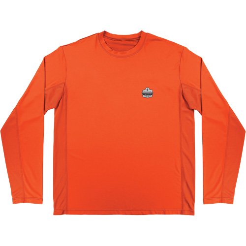 Chemise de refroidissement &agrave; manches longues avec protection solaire et UV Chill-Its 6689, Orange, Petit Seagulf Marine Industries Inc.