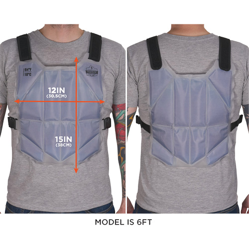 Chill-Its 6210 Phase Change Cooling Vest, One Size, Blue Seagulf Marine Industries Inc.