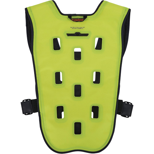 Veste de refroidissement &eacute;vaporatif Chill-Its 6685 avec fermeture &agrave; glissi&egrave;re, T-petit, Jaune lime haute visibilit&eacute; Seagulf Marine Industries Inc.
