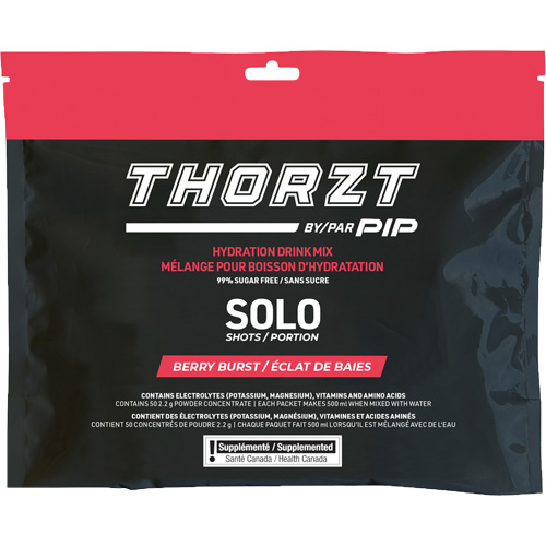 THORZT Sugar-Free Solo Shot Hydration Drink Mix, Single Serve, Berry Burst Seagulf Marine Industries Inc.