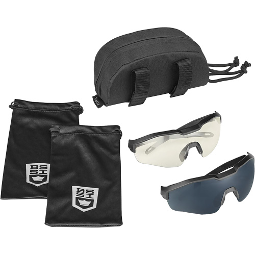 MY6 Safety Glasse Eyeshield Kit, Clear/Smoke Lens, Anti-Fog/Anti-Scratch, ANSI Z87+ Seagulf Marine Industries Inc.