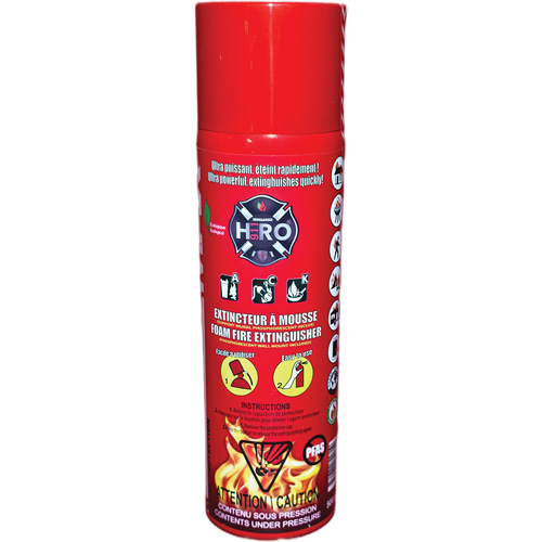 Extincteur Hero 911 sans PFAS, ACK, Capacit&eacute; 500 ml Seagulf Marine Industries Inc.