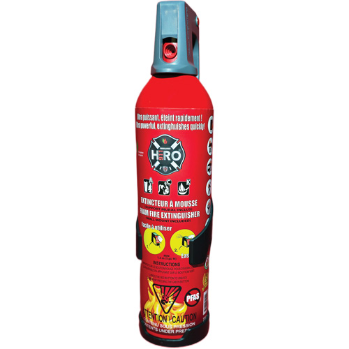 Extincteur Hero 911 sans PFAS, ACK, Capacit&eacute; 750 ml Seagulf Marine Industries Inc.