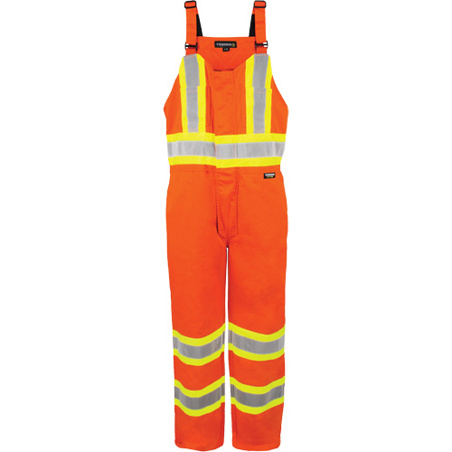 Salopette non doubl&eacute;e haute visibilit&eacute;, T-petit, Orange haute visibilit&eacute; Seagulf Marine Industries Inc.