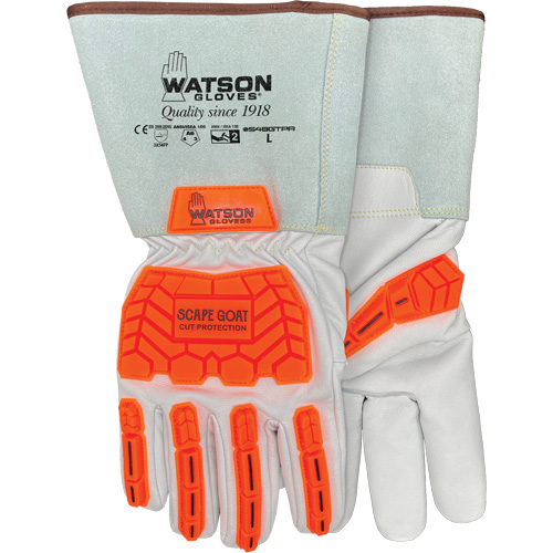Gants r&eacute;sistants &agrave; la coupe Scape Goat, T-petit, Paume en Ch&egrave;vre, Poignet Manchette/Conducteur Seagulf Marine Industries Inc.