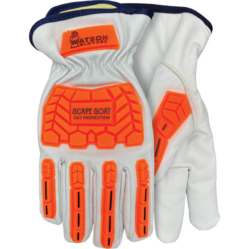 Scape Goat Cut-Resistant Gloves, Medium, Goatskin Palm, Elastic/Driver Cuff Seagulf Marine Industries Inc.