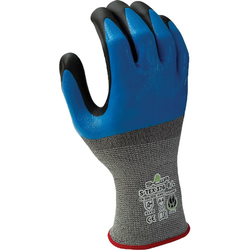 376 Cut-Resistant Gloves, 8/Large, Nitrile/Foam Nitrile Coating, 13 Gauge, Polyester/Stainless Steel Shell Seagulf Marine Industries Inc.