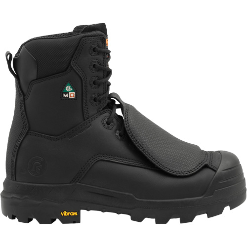 Bottes de travail Vulcan avec protecteur m&eacute;tatarsien &agrave; l'ext&eacute;rieur, Cuir, Taille 8, Imperm&eacute;able Seagulf Marine Industries Inc.
