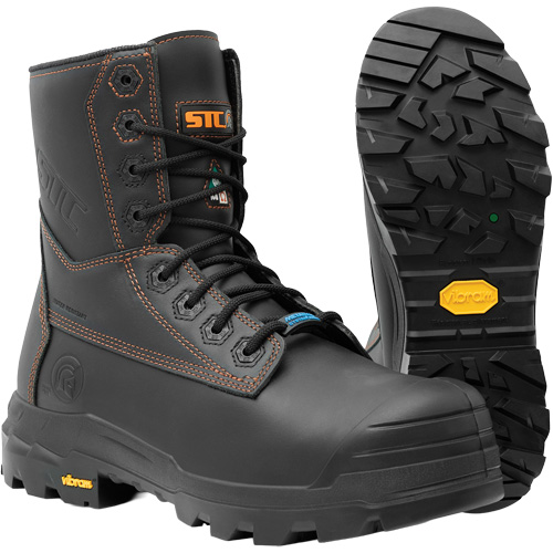 Bottes de travail Metpro Flex avec protecteur m&eacute;tatarsien, Cuir, Taille 5, Imperm&eacute;able Seagulf Marine Industries Inc.