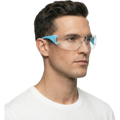 Adapt Lite Blue/White Safety Glasses, Clear Lens, Anti-Fog/Anti-Scratch, ANSI Z87+/Meets/Exceeds CSA Z94.3 Seagulf Marine Industries Inc.