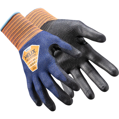 Gants de travail mince Helix 3052, 11/2T-Grand, Calibre 21, Rev&ecirc;tement Polyur&eacute;thane, ASTM ANSI niveau A4/EN 388 niveau D Seagulf Marine Industries Inc.