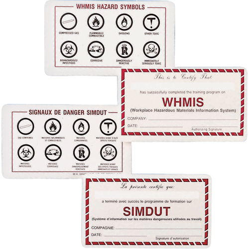 WHMIS Wallet Cards Seagulf Marine Industries Inc.