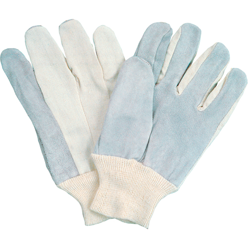 Gants de travail &agrave; index complet d'usage standard, Grand, Paume en Cuir de vache refendu Seagulf Marine Industries Inc.