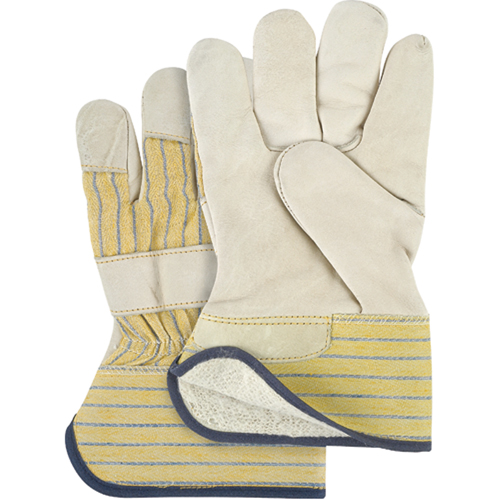 Abrasion-Resistant Winter-Lined Fitters Gloves, Ladies, Grain Cowhide Palm, Cotton Fleece Inner Lining Seagulf Marine Industries Inc.