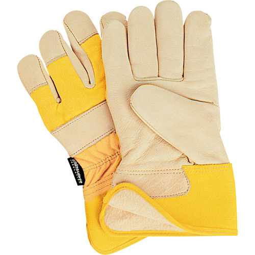 Gants d'ajusteur &agrave; chaleur sup&eacute;rieure de premi&egrave;re qualit&eacute;, Grand, Paume en Cuir fleur de vache, Doublure en Thinsulate Seagulf Marine Industries Inc.