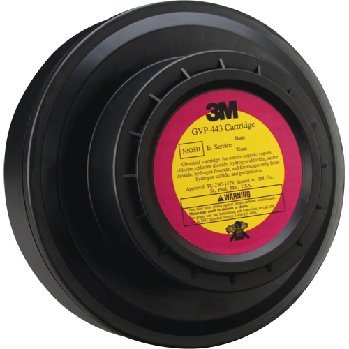 Cartouche pour appareils de protection respiratoire (APR) &agrave; &eacute;puration d'air motoris&eacute;, Gaz acide/Vapeur organique, Paquet de 1 Seagulf Marine Industries Inc.