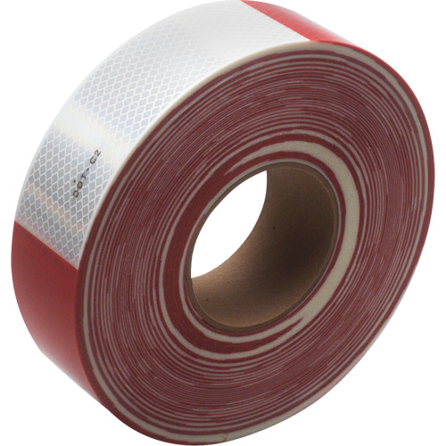 Mat&eacute;riaux de perceptibilit&eacute; 3M Scotchlite Diamond Grade s&eacute;rie 983, 2" la x 150' lo, Rouge & blanc Seagulf Marine Industries Inc.