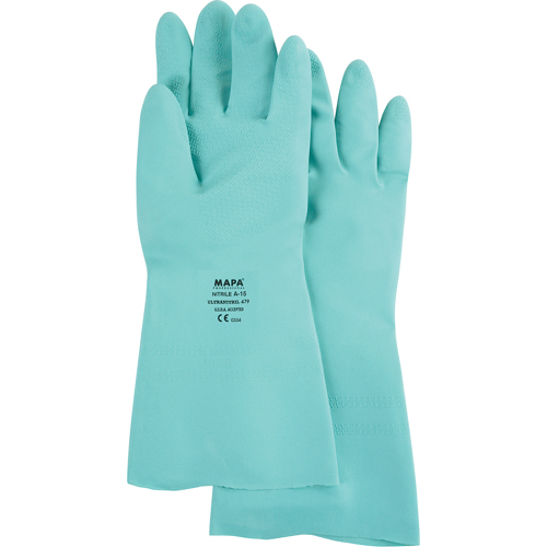 Gants &agrave; prise &agrave; motif en Z StanSolv, Taille Grand/9, 13" lo, Nitrile, 15 mils Seagulf Marine Industries Inc.