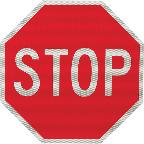 Panneau de signalisation &agrave; deux c&ocirc;t&eacute;s  Stop/Slow  Seagulf Marine Industries Inc.