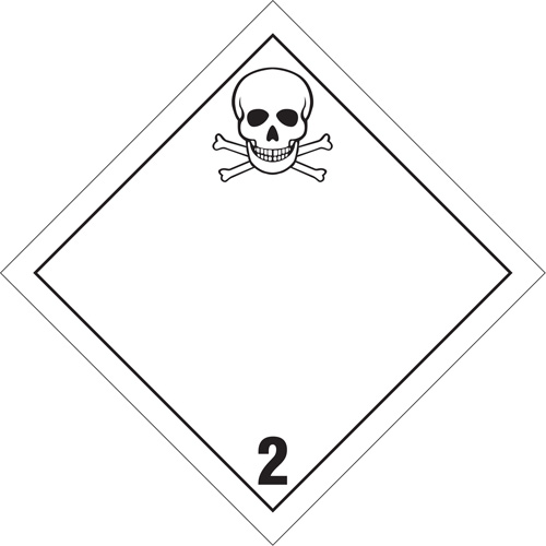 Toxic Gas TDG Placard, Plastic Seagulf Marine Industries Inc.