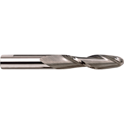 Ball End Extra Long Series End Mill, 1/4" Dia., 2 Flutes, Carbide Seagulf Marine Industries Inc.