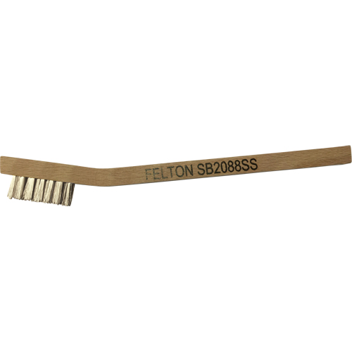 Small Cleaning Scratch Brushes, Stainless Steel, 3 x 7 Wire Rows, 7-3/4" Long Seagulf Marine Industries Inc.