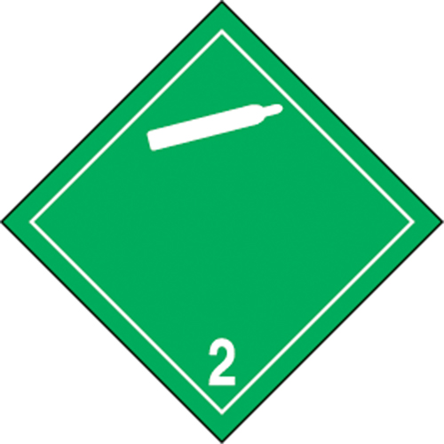 &eacute;tiquettes d'exp&eacute;dition TMD, Classe 2,2, Gaz ininflammables & non-toxiques, Papier Seagulf Marine Industries Inc.