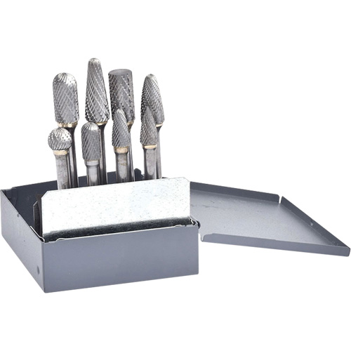 Double Cut Carbide Burr Set, 8 Pieces Seagulf Marine Industries Inc.