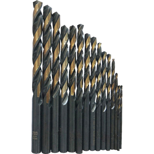 Jobber Length Drill Bit Set, 29 Pieces, High Speed Steel Seagulf Marine Industries Inc.