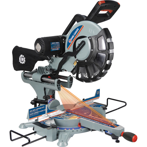Dual Bevel Sliding Compound Mitre Saw, 12", 15 A Seagulf Marine Industries Inc.